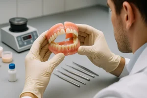 تعمیر دندان مصنوعی